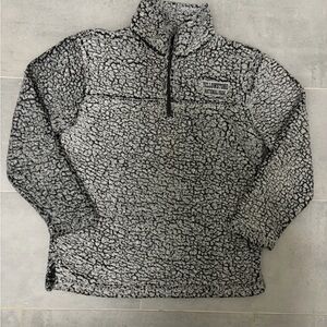 Boxercraft Black and White Zip Up Sweater